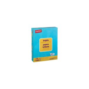 Staples 733072 Brights 24 Lb. Colored Paper Blue 500/Ream