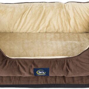 Serta Ortho Cuddler Pet Bed, Mocha