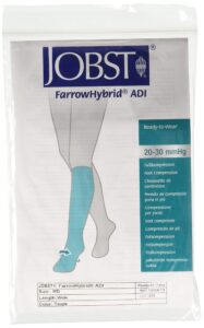 farrowhybrid adi adii liner/sock, foot compression, bsn farrowmed (class1-wide/med, taupe)