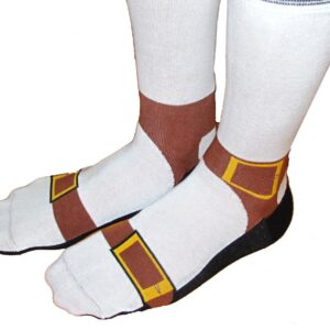 LAUGHMART Sandal Socks - Fun Fashion Faux Pas Socks for Men and Women - Hilarious Gift Idea