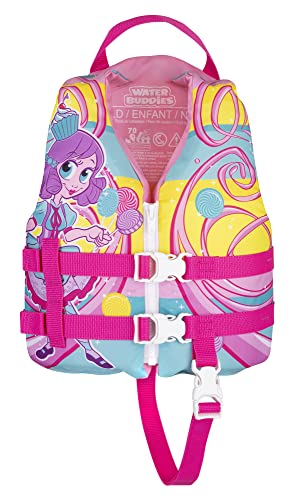 Full Throttle Child Water Buddies Life Princess Vest, Pink