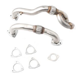 2008-2010 Ford 6.4 Powerstroke Heavy Duty Up Pipe Set F250 F350 F450