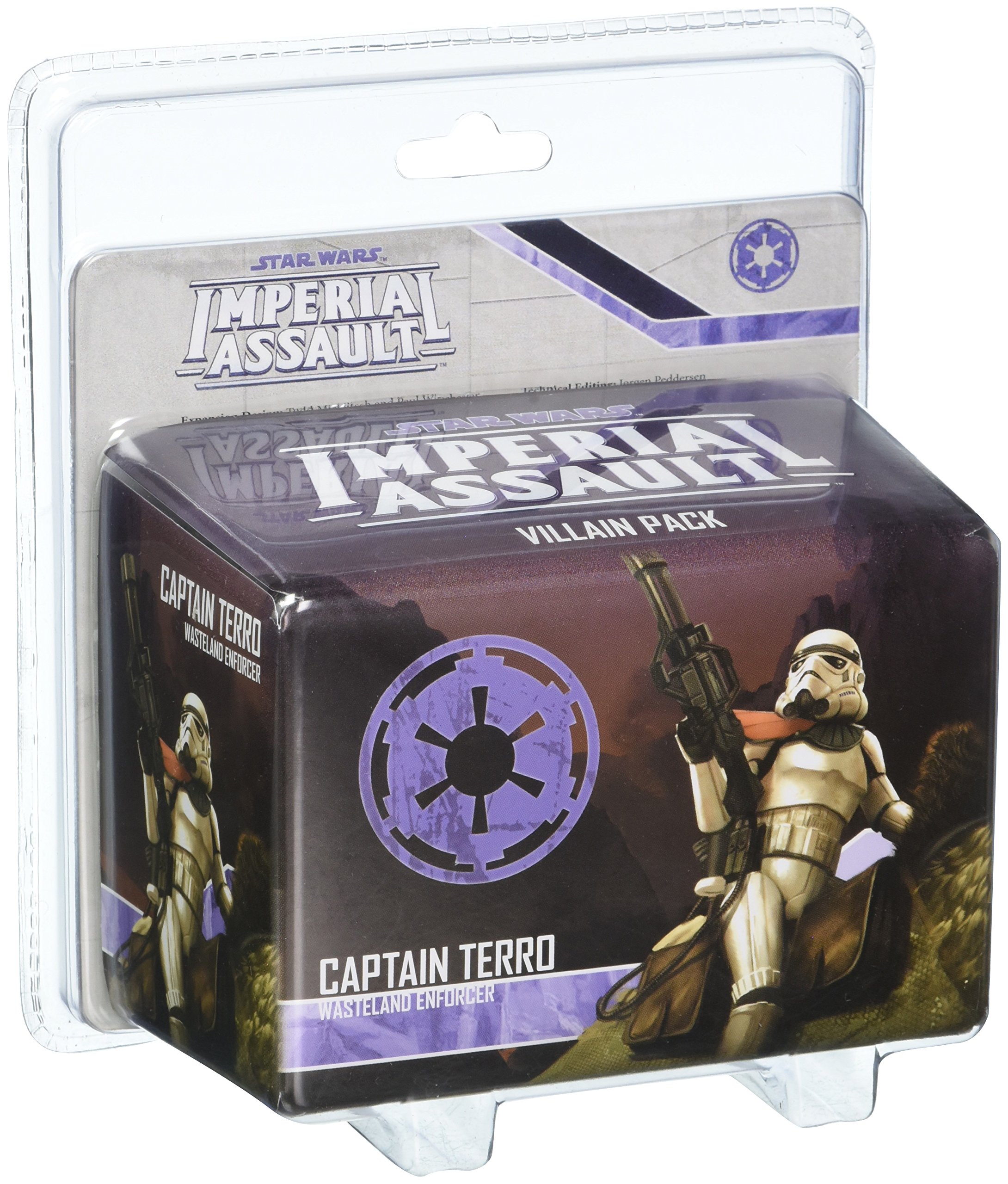 Star Wars Imperial Assault Board Game Captain Terro VILLAIN PACK - Epic Sci-Fi Miniatures Strategy Game for Kids and Adults, Ages 14+, 1-5 Players, 1-2 Hour Playtime, Made by Fantasy Flight Games