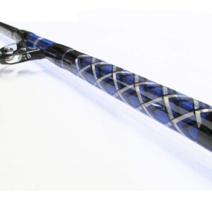 Xcaliber Marine Pair of 6' 50-80 LB PRO Tournament Series Saltwater TROLLING RODS Includes Bent and Straight Butt