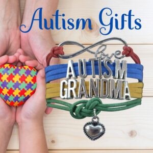 Infinity Collection Autism Grandma Bracelet, Autism Awareness Jewelry, Autism Puzzle Piece Bracelet, Grandma Jewelry, Gift for Grandma, Proud Grandma