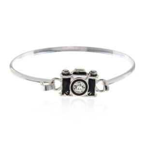 PammyJ Gift For Photographer Camera Bracelet Bangle