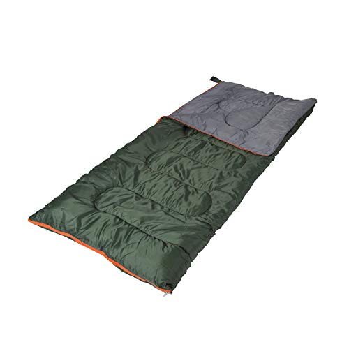 Stansport Scout- 3 Lb - 33 in X 75In Rect. Sleeping Bag - Forest Green