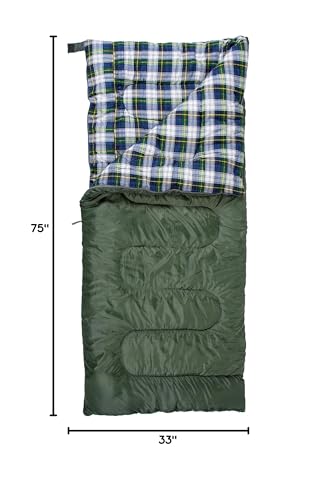 Stansport 4 LB. Weekender Sleeping Bag (524-100),Green