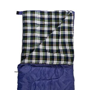 Stansport Prospector 5 Lb Rectangular Sleeping Bag - 33 in X 75 in, Purple