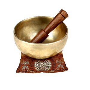 4 Inch Tibetan Handmade Singing Bowls for Meditation and Healing Through Vibration, Handmade in Nepal by Thamelmart