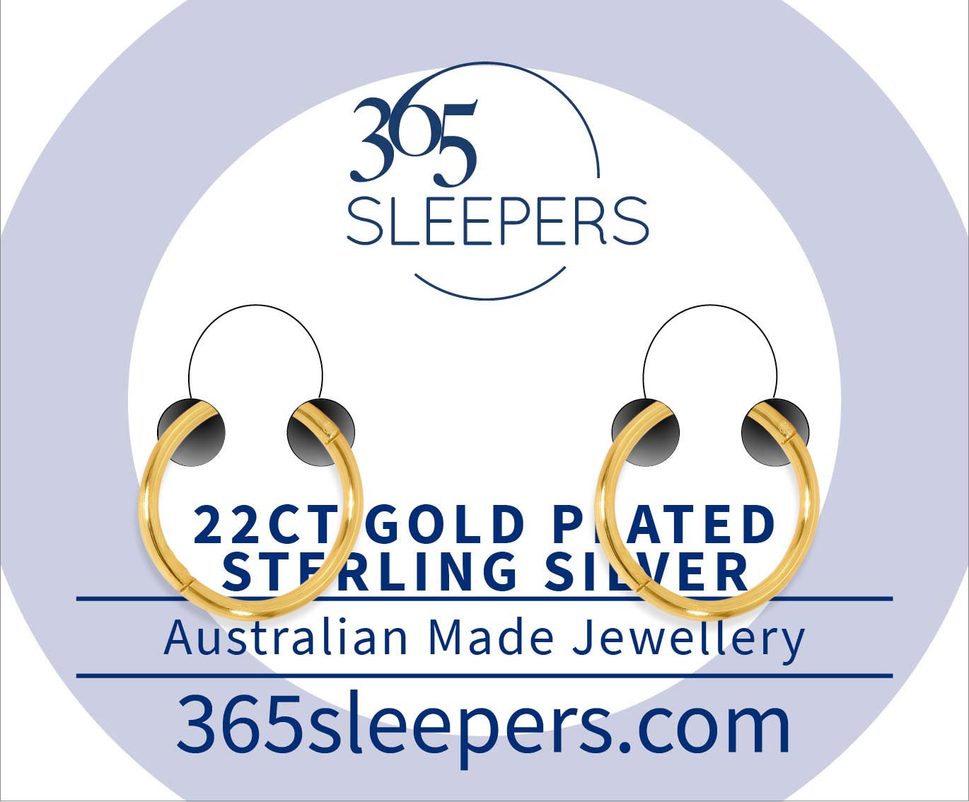 365 SLEEPERS Sterling Silver Unisex Hinged Hoop Nose Helix Tragus Lip Ring Sleeper Earrings - Hand Made In Australia - Nickel Free Hypoallergenic - 8mm - 10mm - 12mm