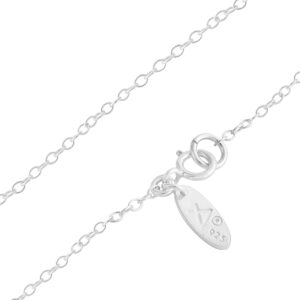 AZAGGI Sterling Silver Handcrafted Sweet Butterfly Silhouette Pendant Necklace (22)