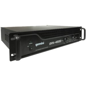 gemini gpa-4800 4000w professional dj power amplifier