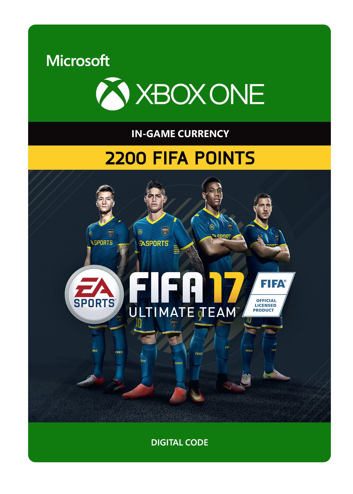 FIFA 17 Ultimate Team FIFA Points 2200 - Xbox One Digital Code