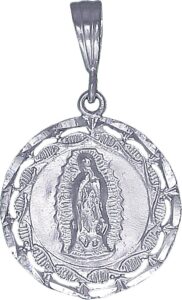 ejewelryplus sterling silver virgin mary pendant necklace medallion