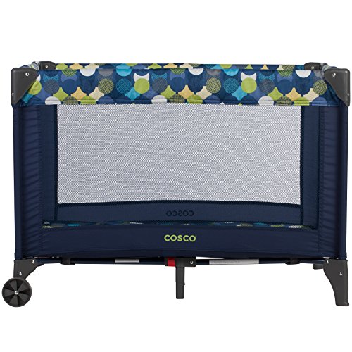 Cosco Funsport Compact Portable Playard, Lightweight, Easy Set up, Foldable Baby Playpen with Carry Bag, Comet