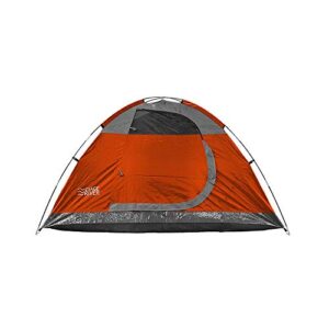 OSAGE RIVER Glades 4-Person Tent - Orange/Titanium