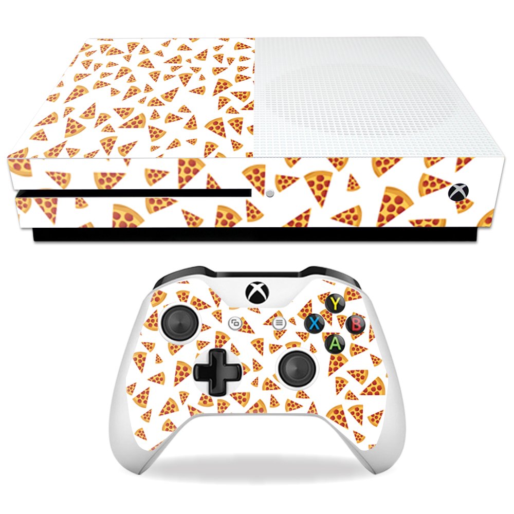 MightySkins Skin Compatible with Microsoft Xbox One S - Body by Pizza | Protective, Durable, and Unique Vinyl Decal wrap Cover | Easy to Apply, Remove, and Change Styles | Made in The USA