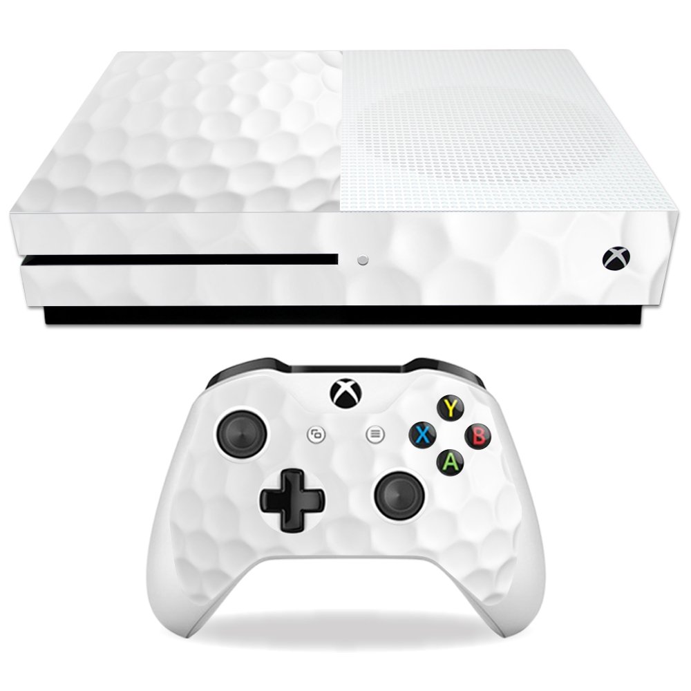 MightySkins Skin Compatible with Microsoft Xbox One S - Golf | Protective, Durable, and Unique Vinyl Decal wrap Cover | Easy to Apply, Remove, and Change Styles | Made in The USA