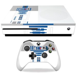 MightySkins Skin Compatible with Microsoft Xbox One S - Cyber Bot | Protective, Durable, and Unique Vinyl Decal wrap Cover | Easy to Apply, Remove, and Change Styles | Made in The USA