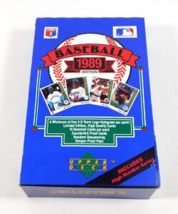 1989 upper deck high series baseball card hobby box