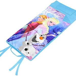 Disney Frozen Memory Foam Nap Mat Furniture Blue 40"x26"