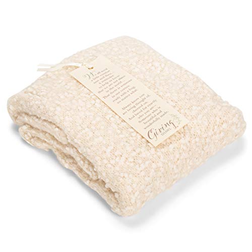 Cream Women's One Size Soft Knit Nylon Giving Shawl Wrap in Gift Box