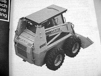 J I Case 1845C Uni Loader Parts Manual Catalog Skid Steer Assembly Exploded View Y