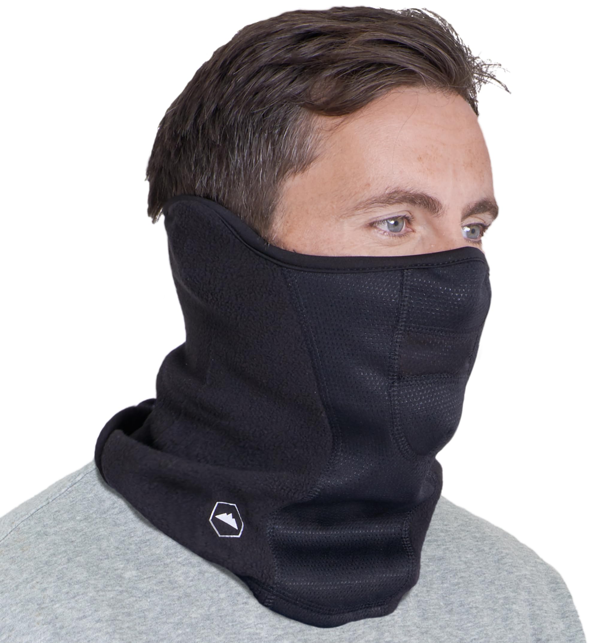 Tough Headwear Winter Face Mask & Ski Mask Neck Gaiter - Cold Weather Half Balaclava - Tactical Neck Warmer for Men & Women