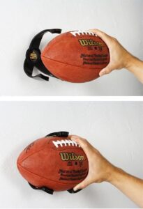 1 x football ball claw (black) (6.5h x 6.5w x 5.5d) by ball claw