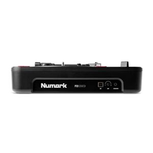 Numark PT01 Scratch | DJ Turntable for Portablists With User Replaceable Scratch Switch, Built In Speaker, Power via Battery or AC Adapter, Three Speed RPM Selection & USB Connectivity