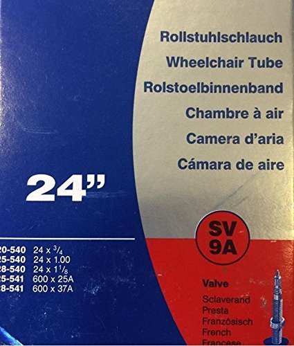 Schwalbe SV9A 24 x 1 inch Presta Inner Tube by Schwalbe