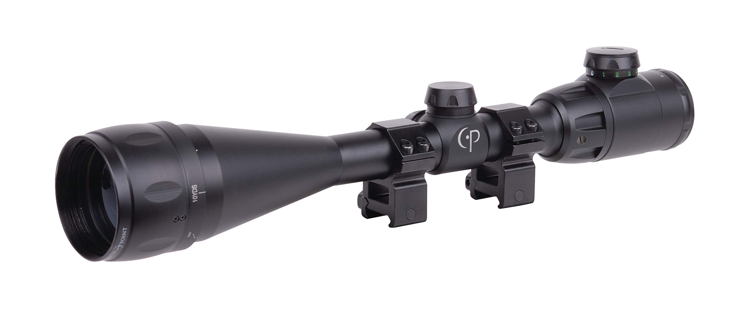 CenterPoint Optics LR620AORG2 Red/Green 6-20x50mm Illuminated Adjustable Objective Riflescope