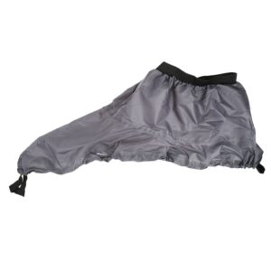 magideal universal nylon marine kayak splash spray skirt deck sprayskirt - gray