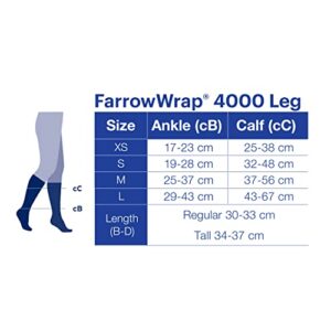 JOBST FarrowWrap 4000 Compression Wraps 30-40 mmHg Legpiece Tan Large Regular