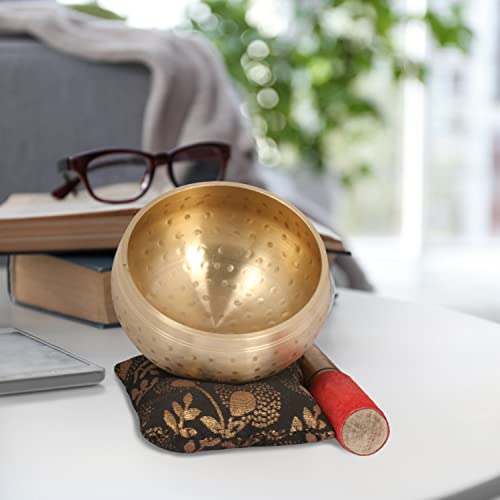 Zap Impex Beautiful New Hand Hammered Brass Singing Bowl Tibetan Meditation Yoga Singing Bowls 4.5 Inch