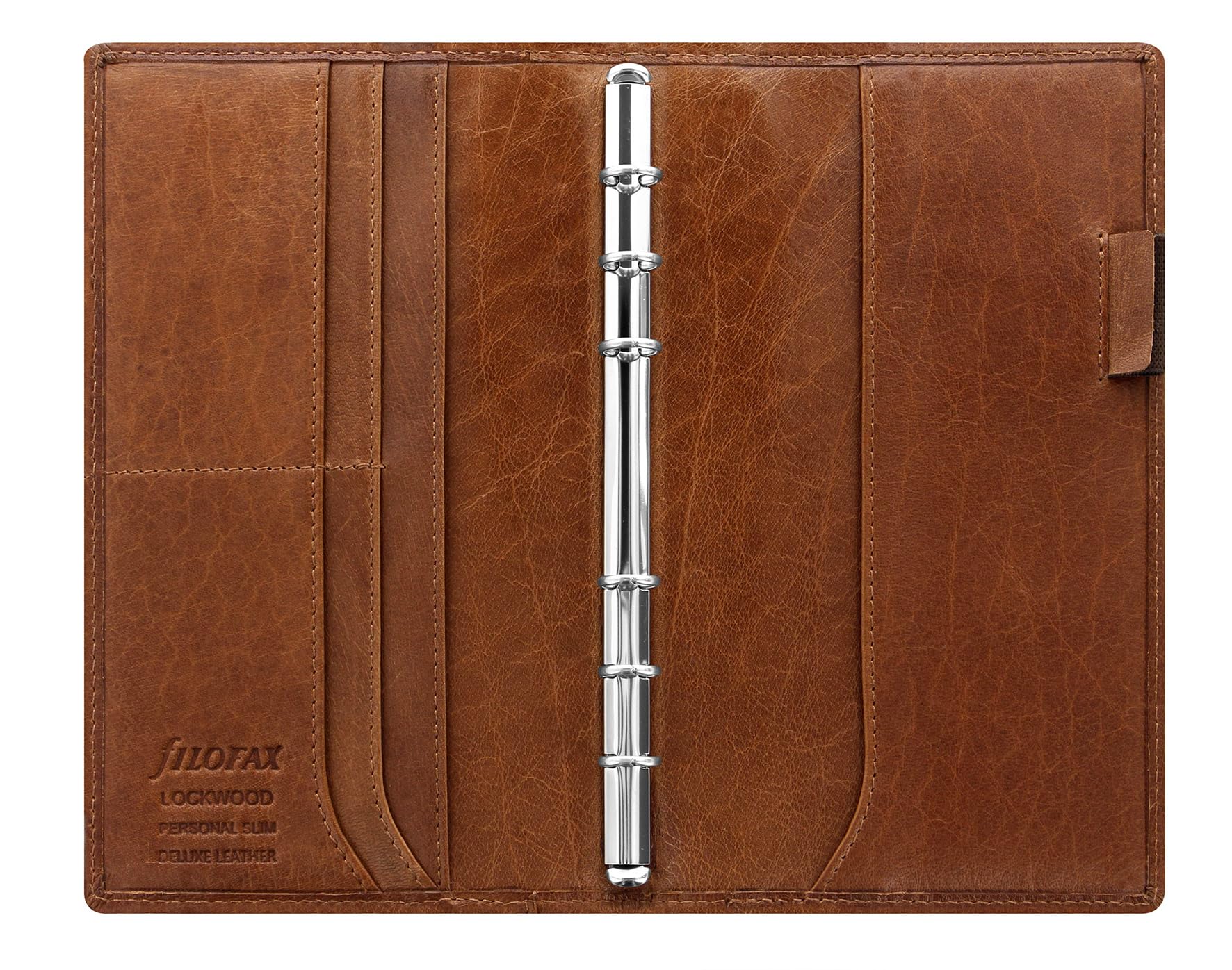 Filofax Lockwood Slimline Personal 26052 Organiser Cognac