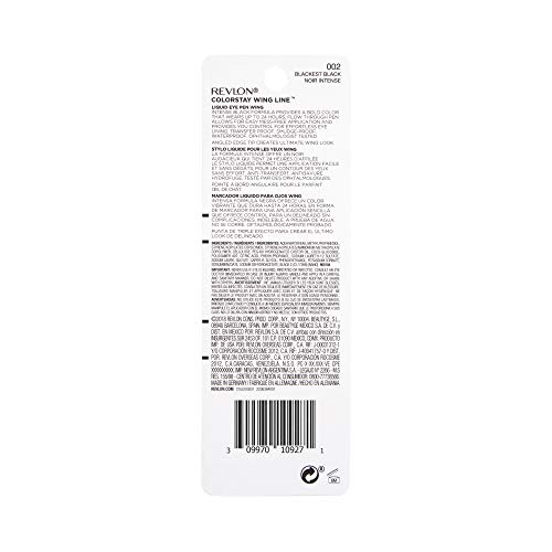 Revlon Liquid Eyeliner Pen, ColorStay Wing Line Eye Makeup, Waterproof, Smudge-proof, Longwearing with Angled Felt Tip, Wing Line