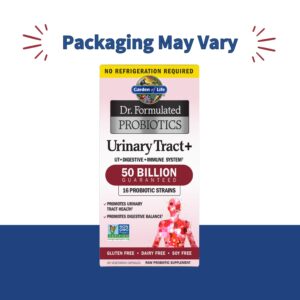 Garden of Life Dr. Formulated - Acidophilus Probiotic Supports Urinary Tract Health Digestive Balance - Gluten Dairy and Soy-Free, 60 Count