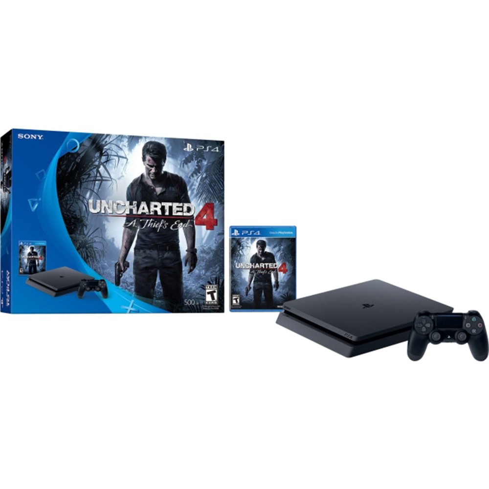 PlayStation 4 Slim 500GB Console - Uncharted 4 Bundle Discontinued