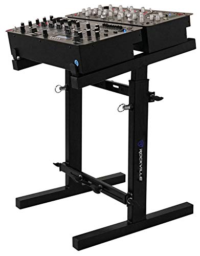 Rockville Portable Mixer Stand - Adjustable Height and Width! (RXS20 )