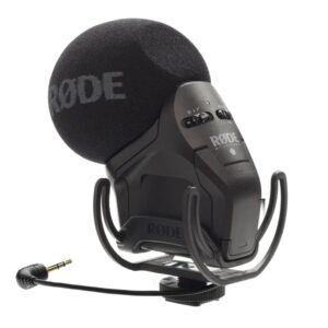 Rode Stereo VideoMic Pro Rycote Camera-Mount Stereo Microphone, Black