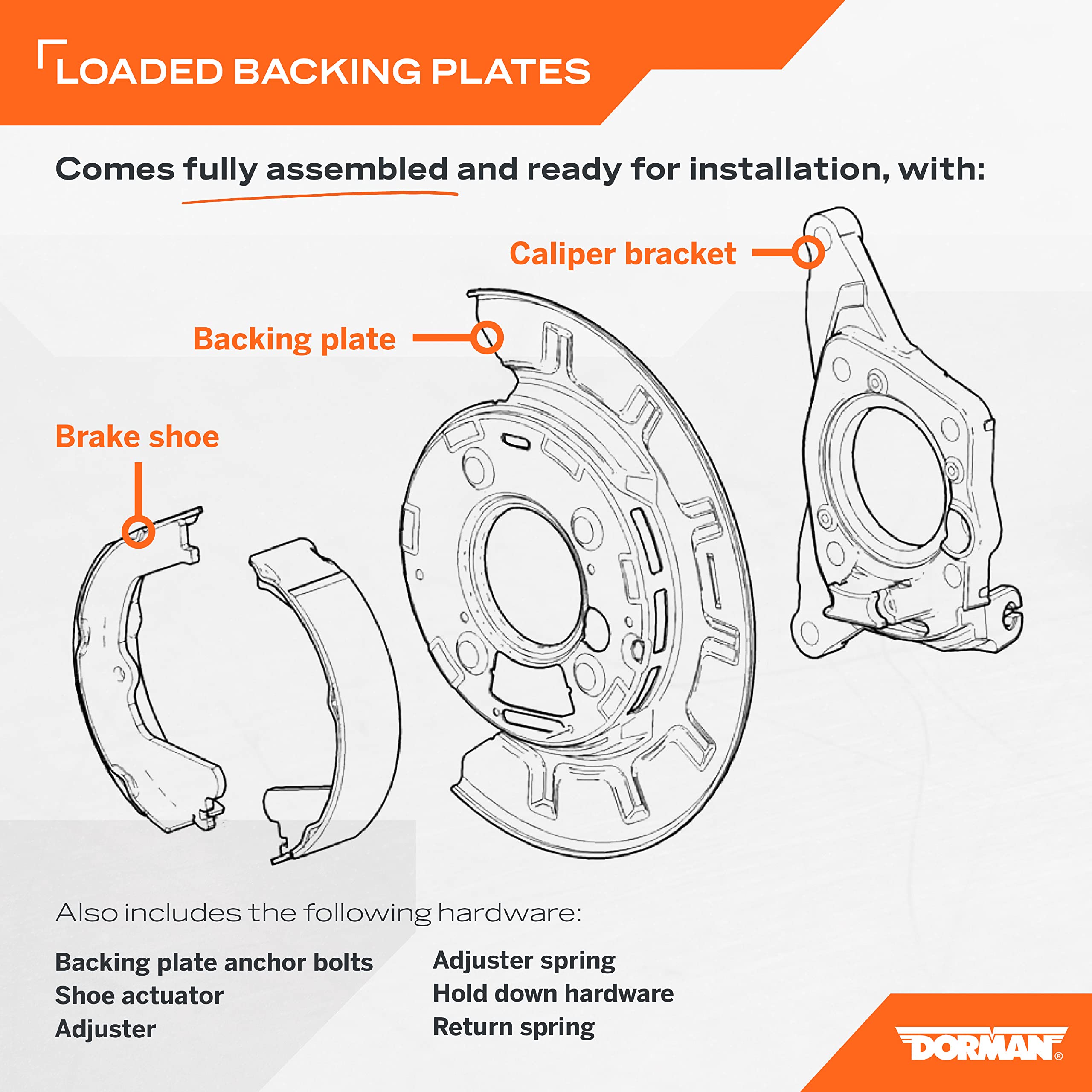 Dorman 926-270 Parking Brake Assembly Compatible with Select Ford Models