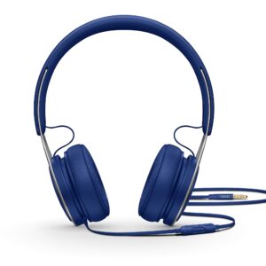 Beats Ep Wired On-Ear Headphones - Battery Free for Unlimited Listening, Built in Mic and Controls - Blue