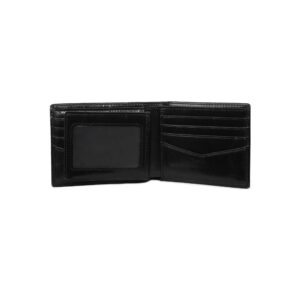 Fossil Men's Ryan Leather RFID-Blocking Bifold Passcase with Removable Card Case Wallet, Black, (Model: ML3829001)