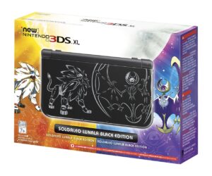 new nintendo 3ds xl solgaleo lunala console black edition