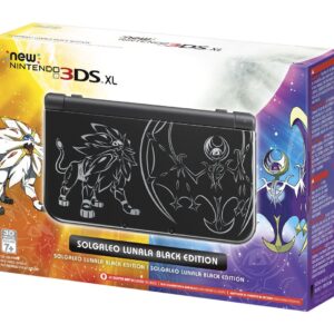 New Nintendo 3DS XL Solgaleo Lunala Console Black Edition