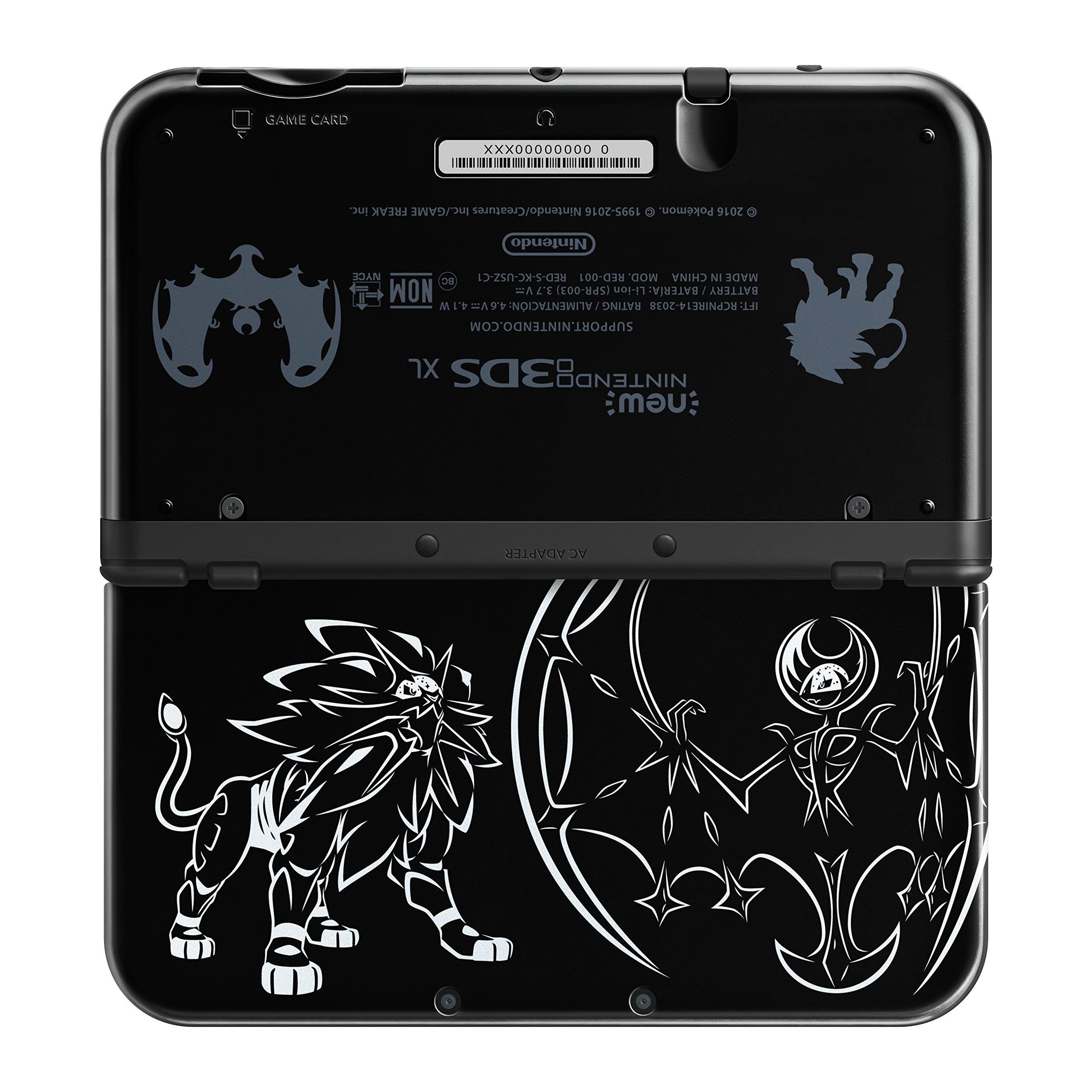 New Nintendo 3DS XL Solgaleo Lunala Console Black Edition