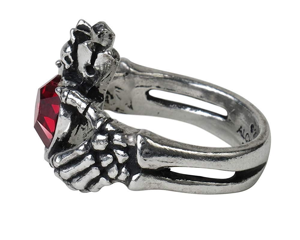 Claddagh By Night Ring (Size Q , US 8.5)