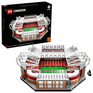 lego creator expert old trafford - manchester united 10272 building kit for adults and collector toy, new 2020 (3,898 pieces)